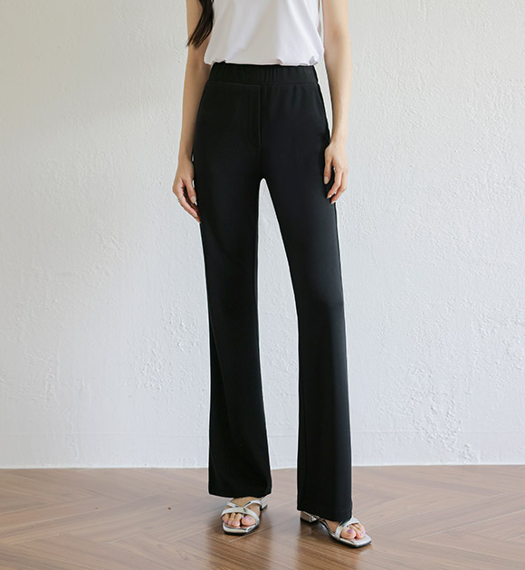5DA31482NN_Ultra-comfort Cool Spandex Banding Pants (Bootcut/Wide)