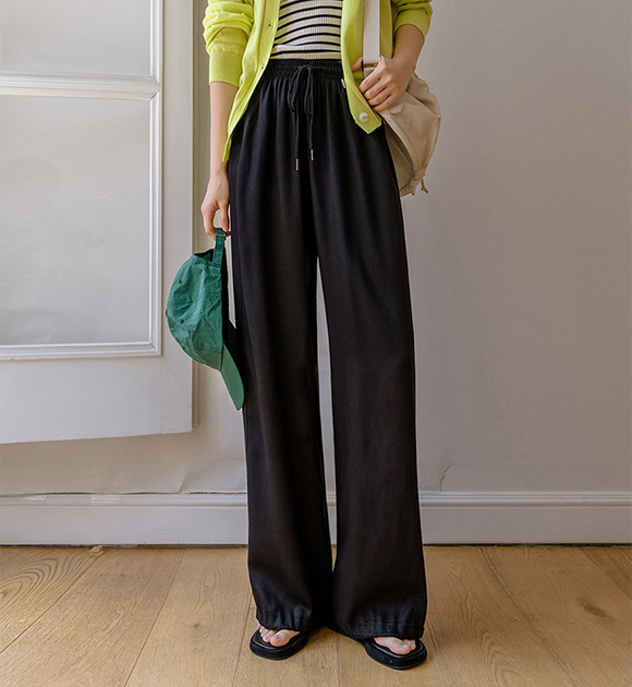 6DA31461JJ_Lyocell 2-way Banding Pants(Short/Basic/Long)
