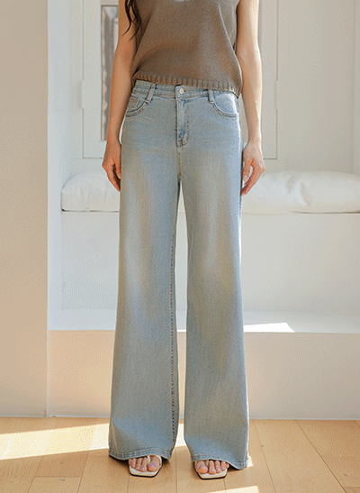 5DA31478HR_Summer Cool Relaxed Wide Spandex Denim