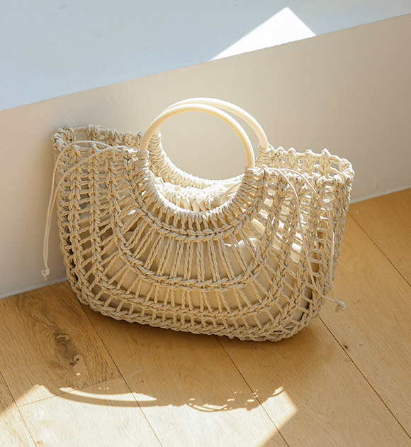 5DD00272HR_Summer Mood Weave Tote Bag