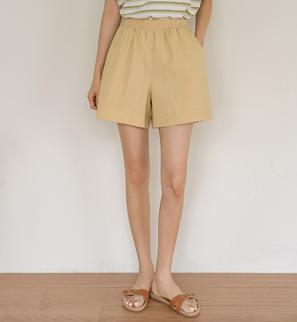 6DA31558HR_Joyne Full-Banding Mid-Thigh Shorts