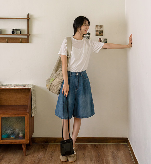 6DA31582NN_Leard Bermuda Linen Pants