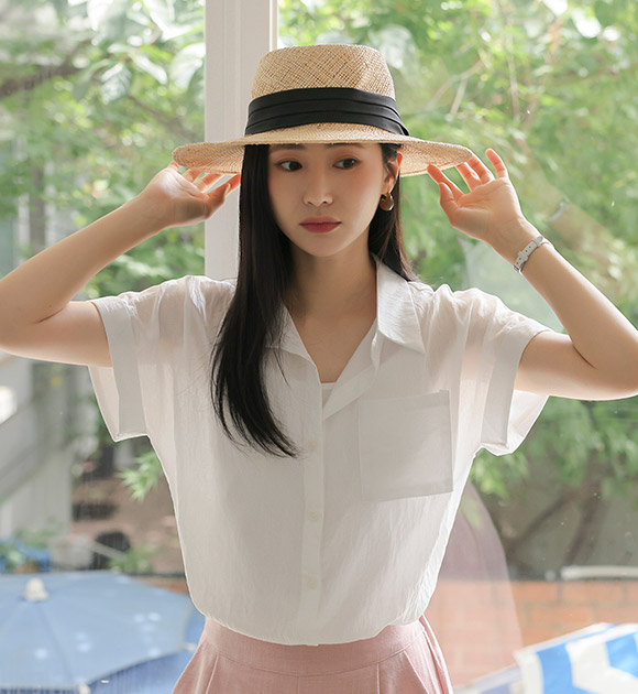 6DA30207LJ_Lightweight Basic Roll-Up Shirt