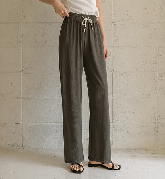 6DA31560JJ_Lead Pleated Banding Pants