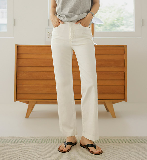 8DA30173LJ_Cool Cheese Straight Pants
