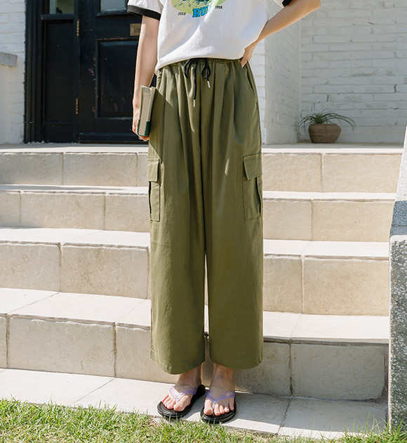 5DA31632HN_Rayden Cargo Pocket Banding Pants