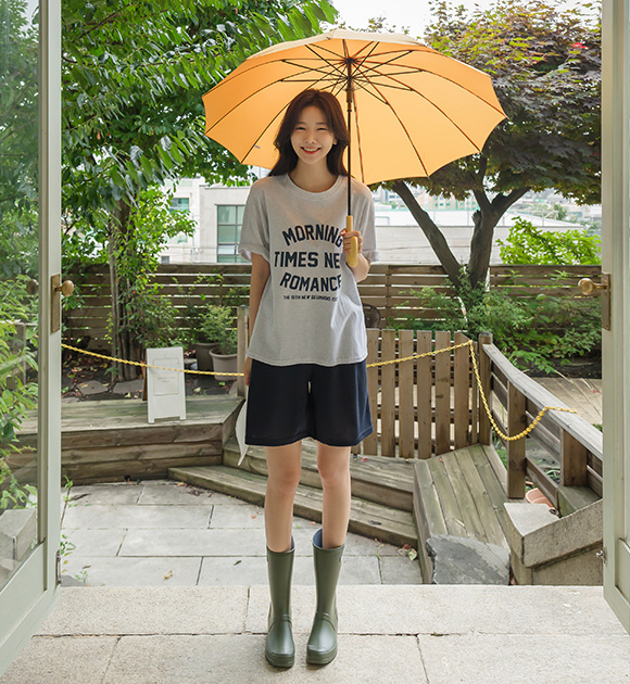 6DA30263YY_Good Morning Short-sleeved Shirt+Shorts Set