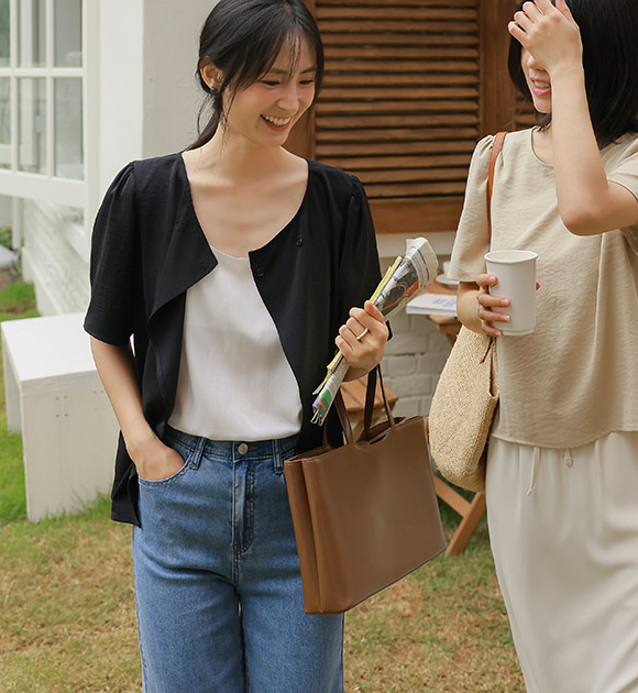 6OA0882JJ_[JUST BETTER] Renere 2-Way Blouse
