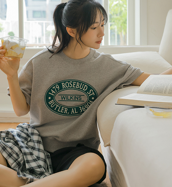 6DA31655HR_Butter Sturdy Fit Short-sleeved Sweatshirt