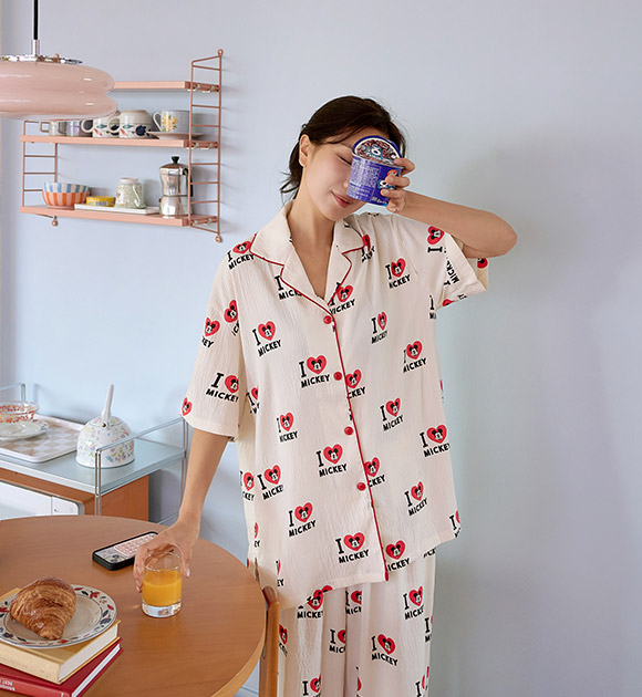 4DA31675NN_I Love Mickey Pajama Shirt