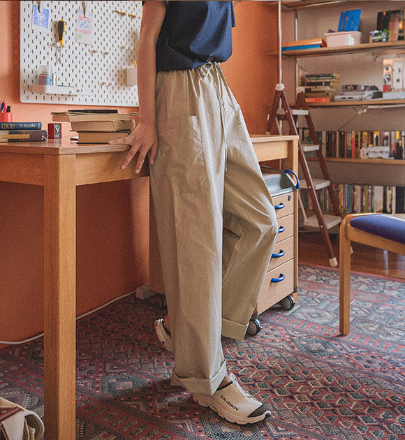 4DA31659JJ_Moment Banding Cargo Wide Pants