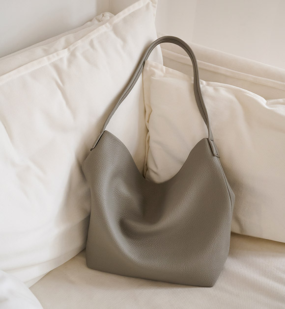 5DD00302JJ_Soft Leather Simple Shoulder Bag
