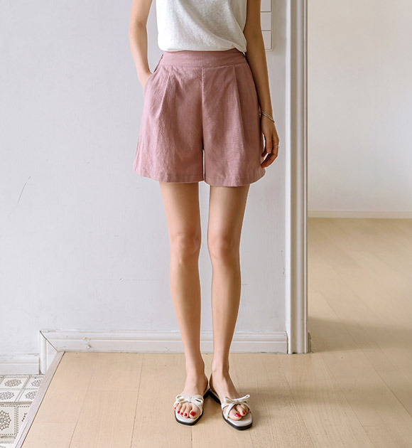 5DA31716HN_Stia Mid-thigh Linen Pants