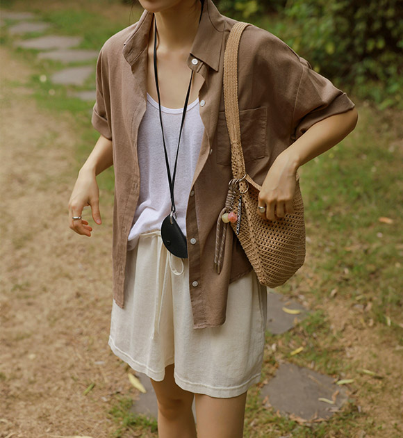 6DD00307HN_Pony Knit Color Shoulder Bag (Key Chain Set)