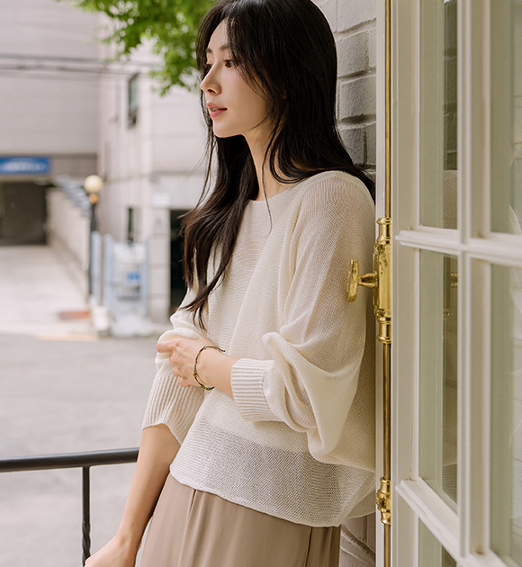 5DA31757HR_Soi Flattering Batwing Fit Knitwear