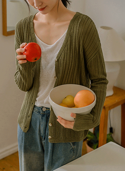 5DA31799JJ_Net Delicate Fit Ribbed Cardigan