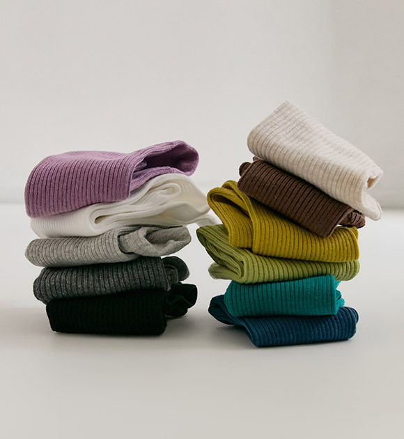 6DD00323HR_Colorful Ribbed Long Socks