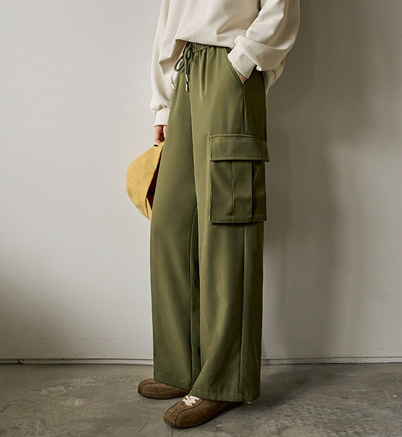 6DA31837NN_Two-way Wrinkle-free Cargo Pants (Short/Basic/Long)