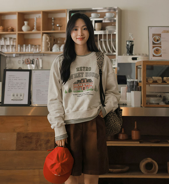5DA31898NN_Sweet Home Textured Terry Sweatshirt