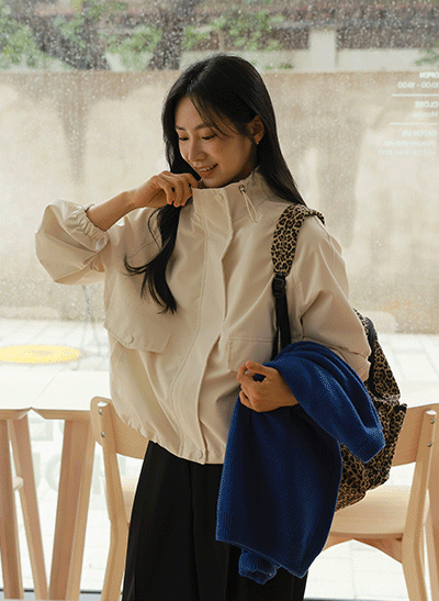 5DA31891HR_Teens String High Neck Jumper (Bag Set)