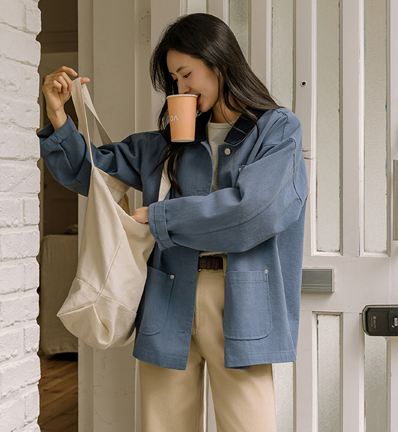 6DA31913HR_Andie Corduroy Color-Block Work Jacket