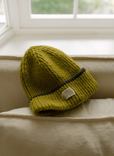 6DD00340HR_Rhodi English Label Color-block Beanie