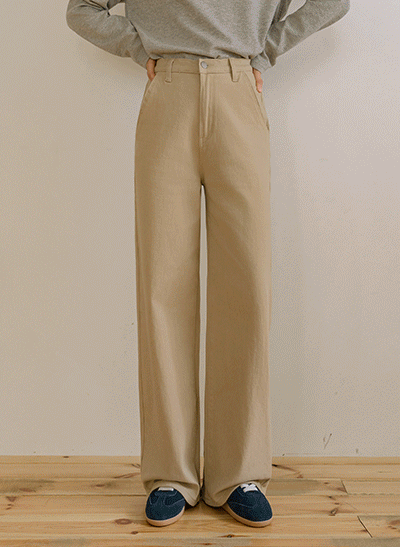 6DA31914HR_Cheese-Soft Comfort Wide Pants(Short/Basic/Long)