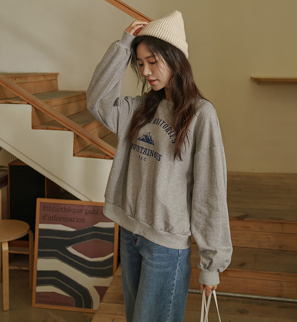 6DA28702AA_Mountain Slit Label Sweatshirt