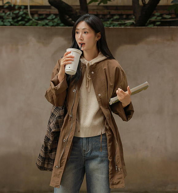 5OA0892JJ_[JUST BETTER] Centum Round Utility Jacket
