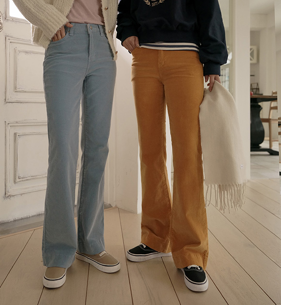 6DA28854HH_Spangood Corduroy Bootcut Pants