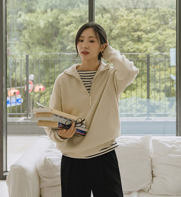 6DA32043HN_Tod's Half-Open Ribbed Knitwear