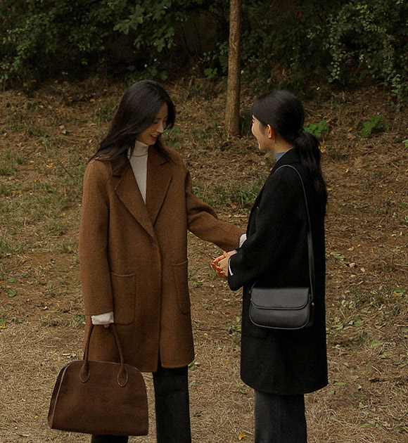 4DA30561JJ_[HANDMADE] Roen Big Pocket Half Coat