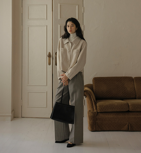 8QT127HN★_[BETTER] Gabi Big Pocket Handmade Coat