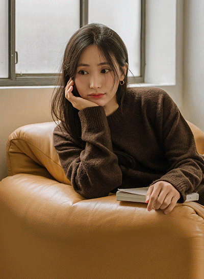 5DA32047JJ_Pretty Color Daily Basic Wool Knitwear