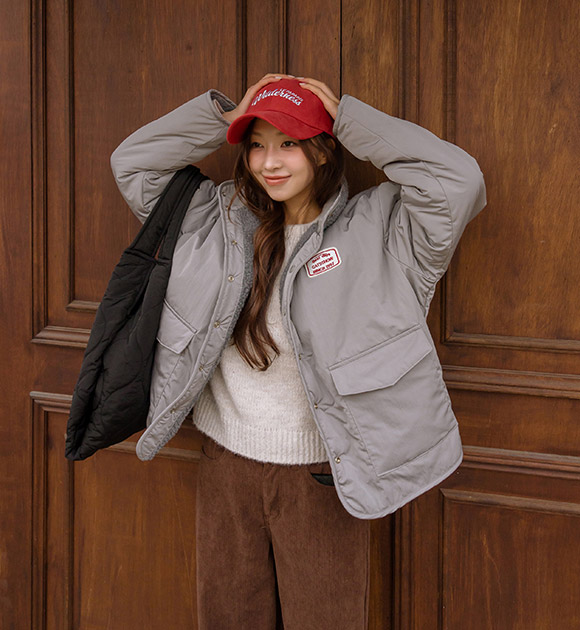 6DD00387HN_Wild Peach Brushed Fleece Cap