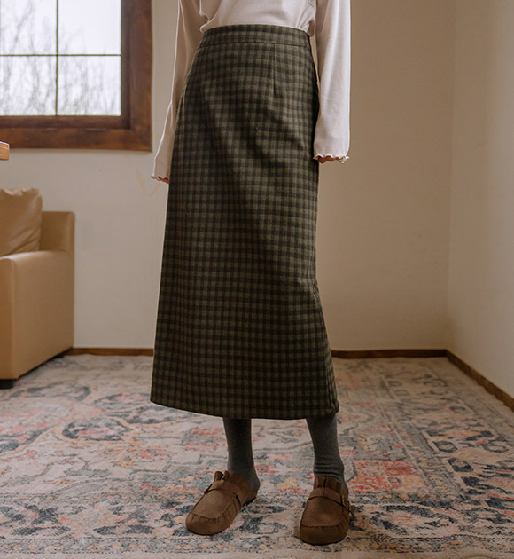 6DA32336NN_Zens Back-Banding Check Skirt