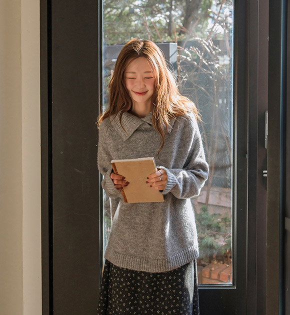 6DA32437JJ_Diane Two-way Turtleneck Knitwear