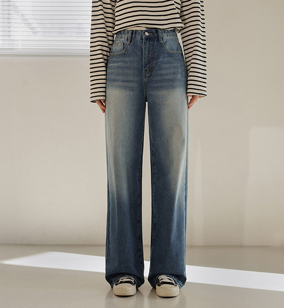 Perfect Sturdy Fit Vintage Banding Denim (Short/Basic/Long)