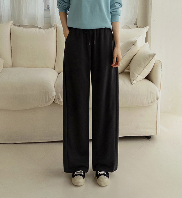 Hwituru Paneled&pintuck Banded pants(short/long)