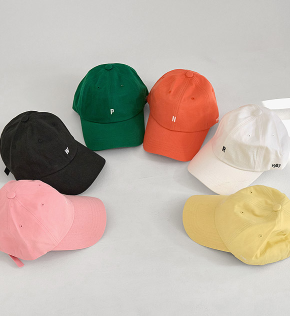 Mini Alphabet Cotton Ball Cap