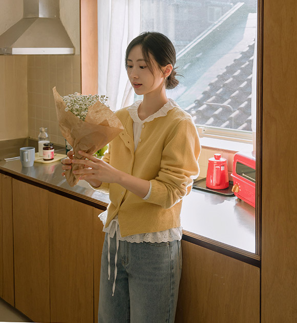 Chichi Boat Neck Knit Cardigan