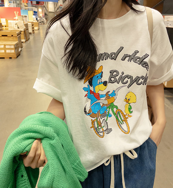 Vintage Character Boxy Silket Tee