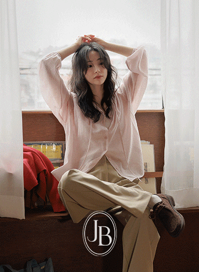 [JUST BETTER] Delicate Flat Strap Blouse