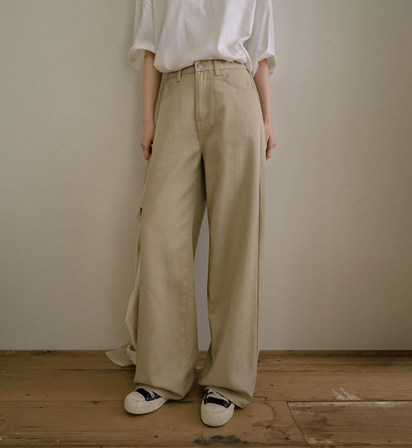 Comfortable 5-Color Wide Cotton Pants (Short/Basic/Long)