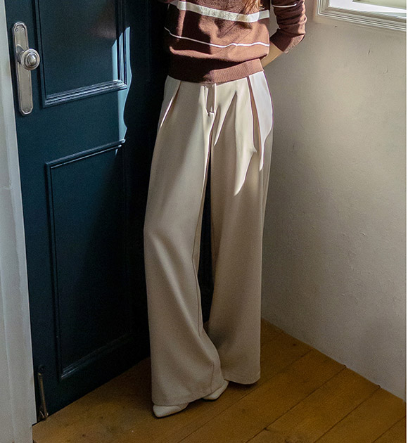 Life Wrinkle-Free Slacks (Short/Basic/Long)