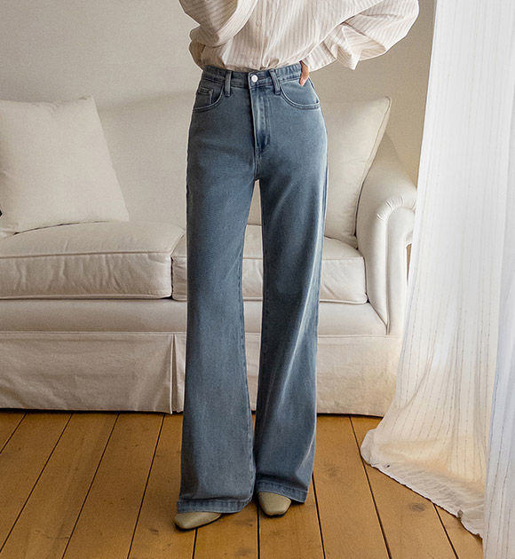 Breathable Denim Lyocell Bootcut Jeans (Short/Basic/Long)