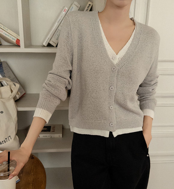 Soft Layered Spring Cardigan
