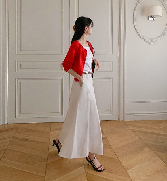 Mael Flare Skirt (Belt Set)