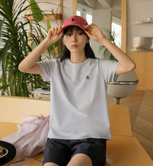 (Dryer safe🙆🏻‍♀️) [JUST BETTER] Clean & Wearable Premium Short-Sleeve Tee