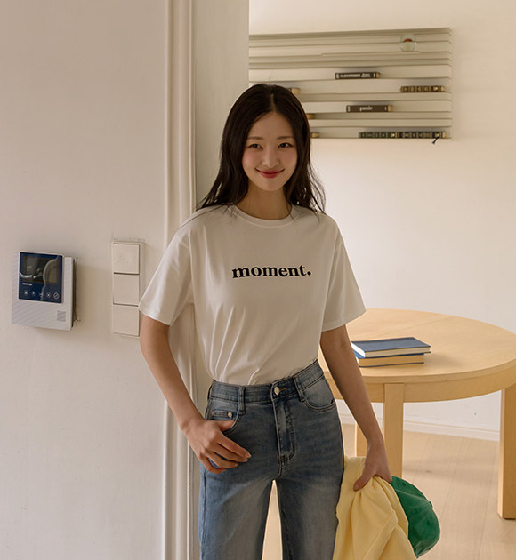 Moment Soft Moist Short-sleeved Tee